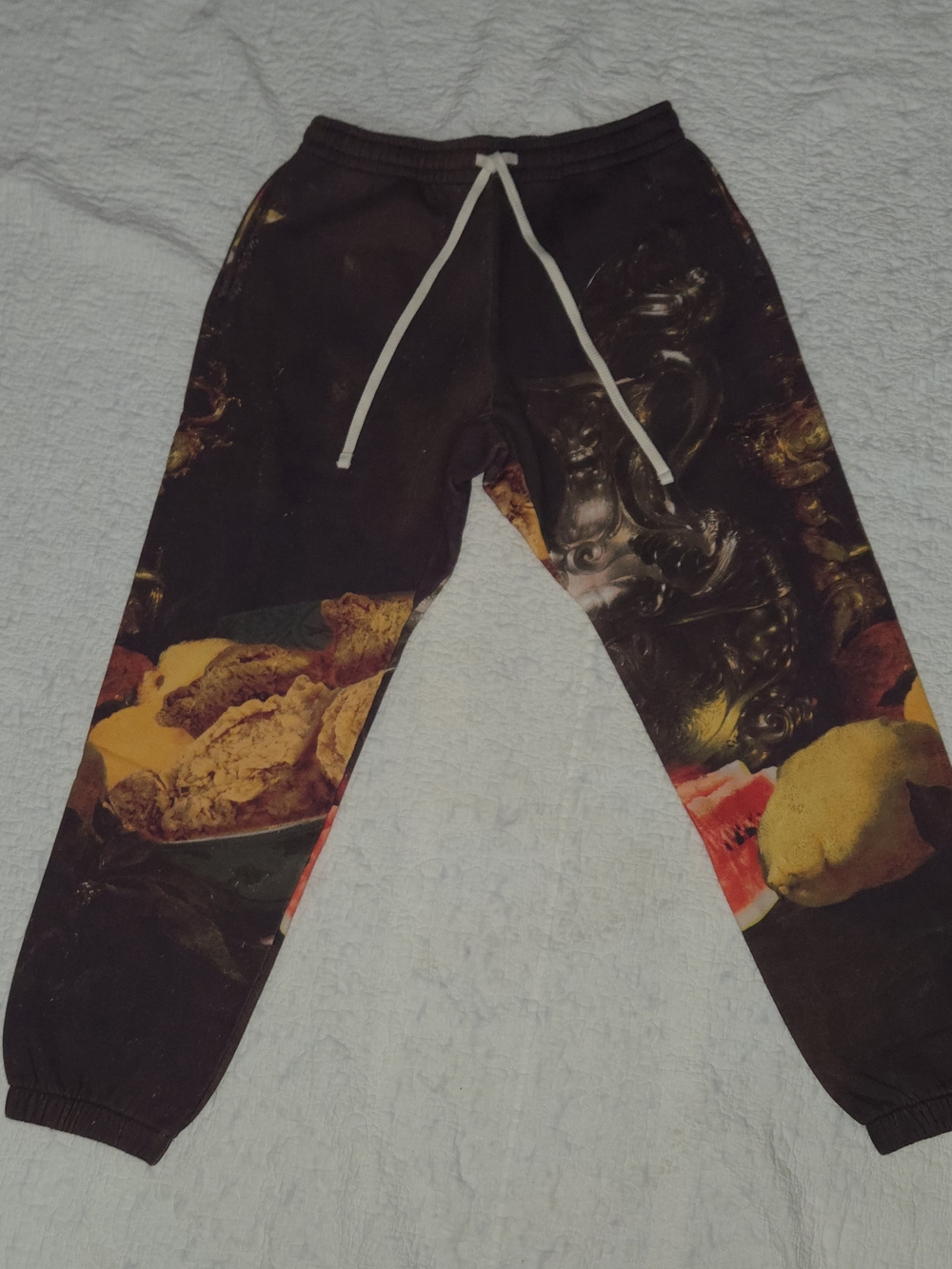 Denim Tears Baroque "Still Fruit Painting" Sweatpants- Kiss My Grits